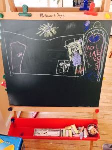 Molly blackboard house